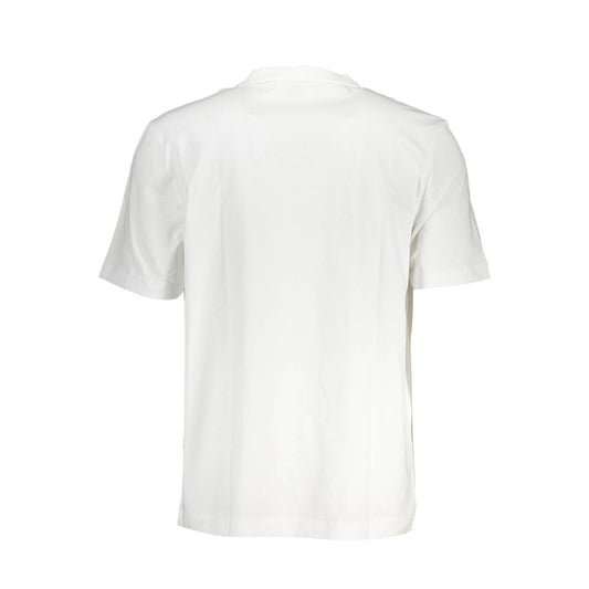 Hugo Boss White Organic Cotton Men T-Shirt