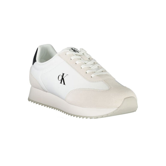 Calvin Klein Weißes Leder Herren Sneaker