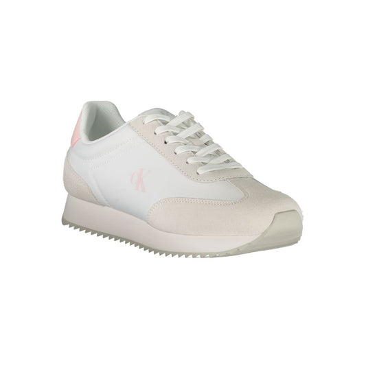 Calvin Klein Weißes Leder Damen Sneaker