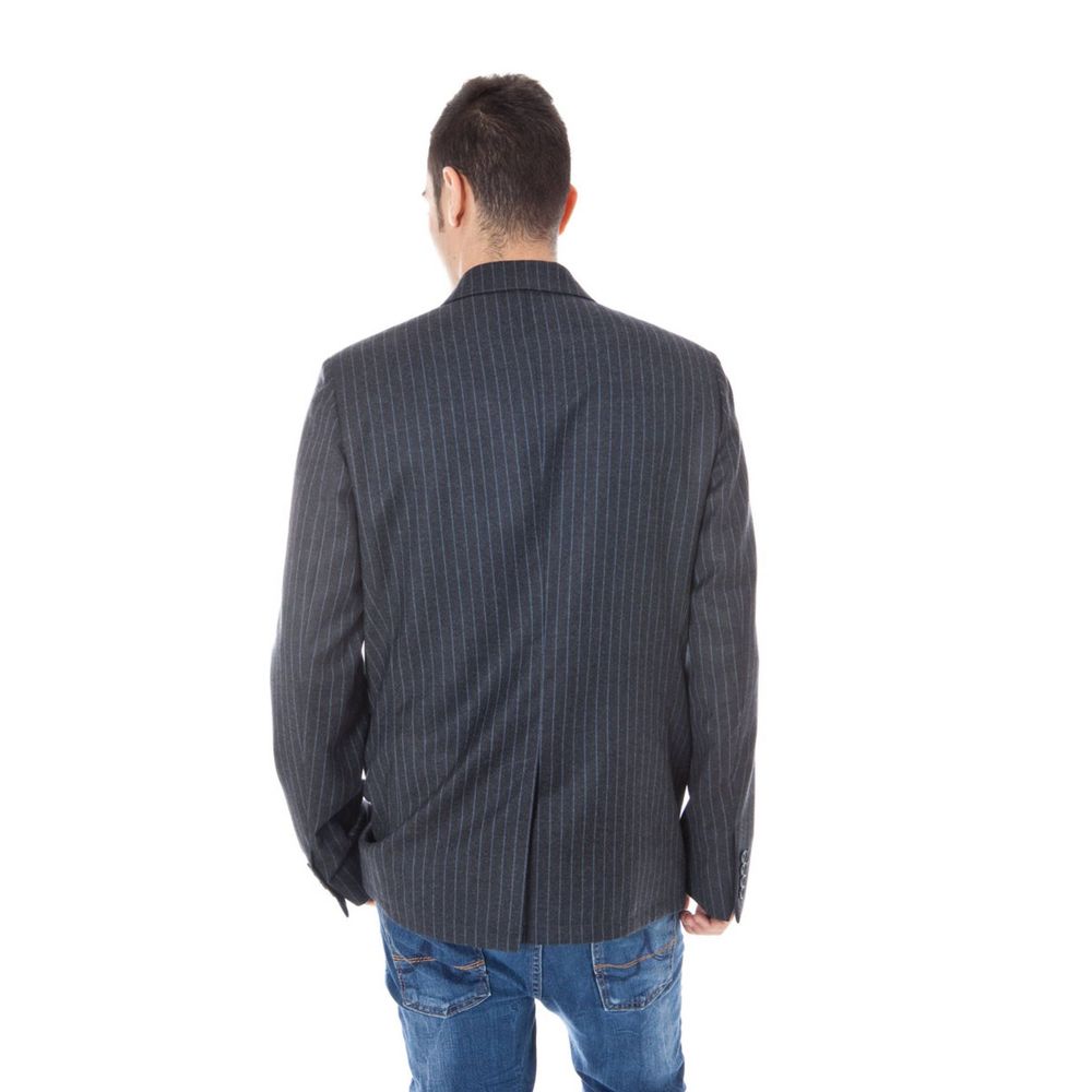 Calvin Klein Graue Wolle Männer Jacke