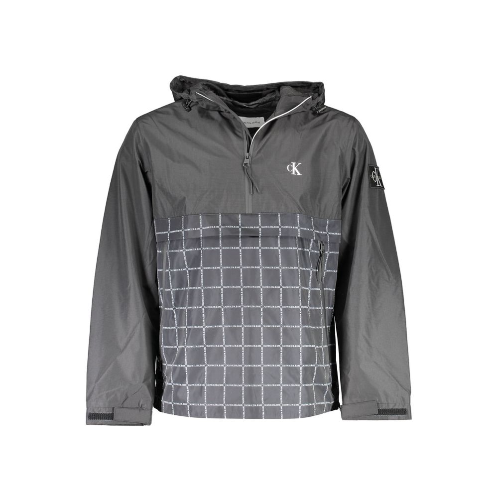 Calvin Klein Schwarze Polyester Herrenjacke