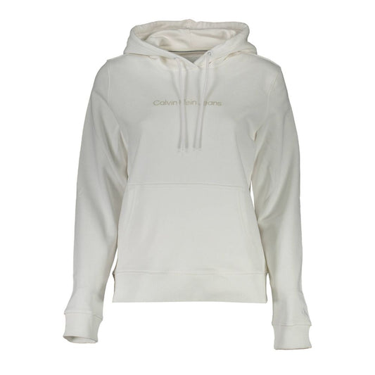 Calvin Klein Weißer Baumwollpullover für Frauen