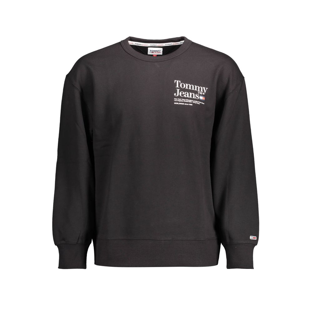 Tommy Hilfiger Schwarzer Baumwollpullover für Männer