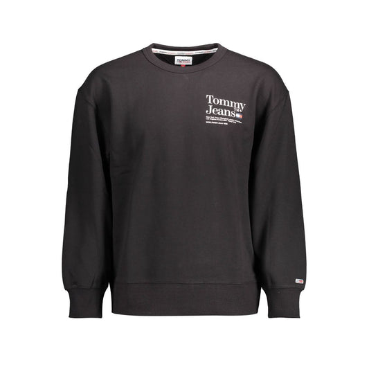 Tommy Hilfiger Schwarzer Baumwollpullover für Männer