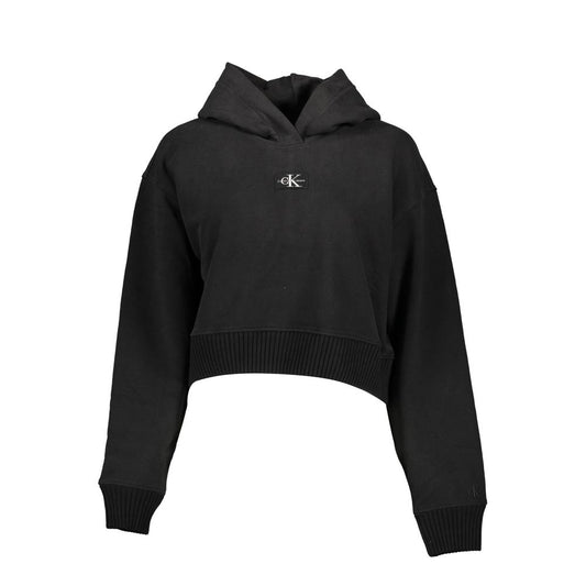 Calvin Klein Schwarzer Baumwollpullover für Frauen
