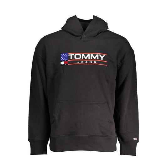 Tommy Hilfiger Schwarzer Baumwollpullover für Männer