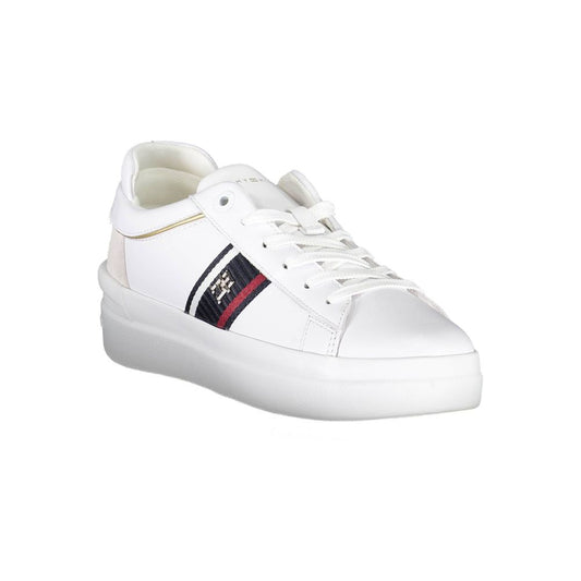 Tommy Hilfiger Bianco Polyester Women Sneaker