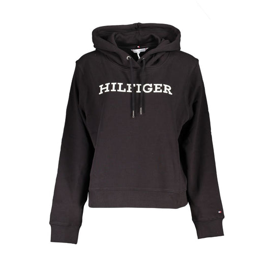 Tommy Hilfiger Schwarzer Baumwollpullover für Frauen