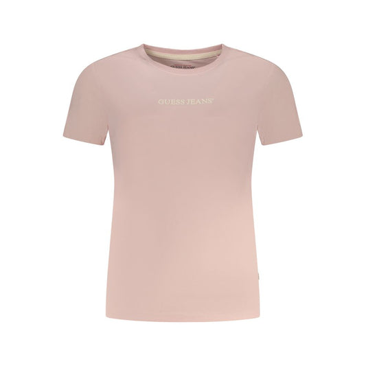Guess Jeans Rosa Organic Cotton Women T-Shirt