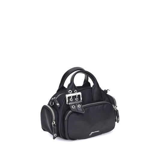 Ganni Black Nylon Shoulder Bag
