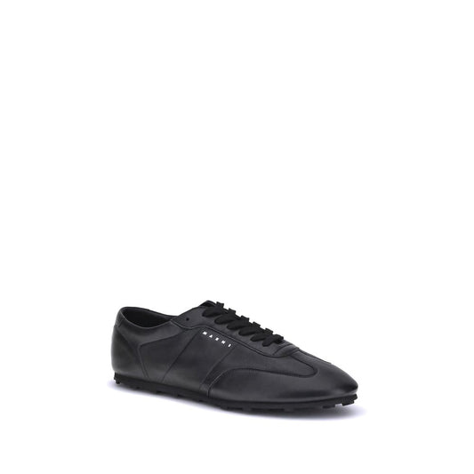 Marni Black Calf Leather Bos Taurus Athletic Sneakers
