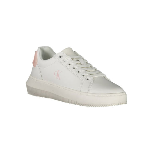 Calvin Klein Weißes Leder Damen Sneaker