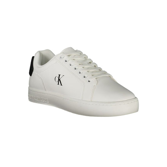 Calvin Klein Weißes Leder Herren Sneaker