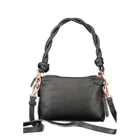 Mario Valentino Black Polyethylene Women Handbag