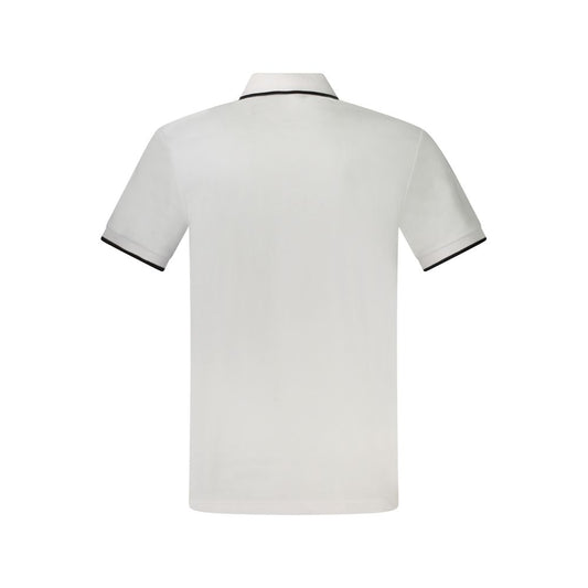 Hugo Boss White Cotton Men Polo Shirt