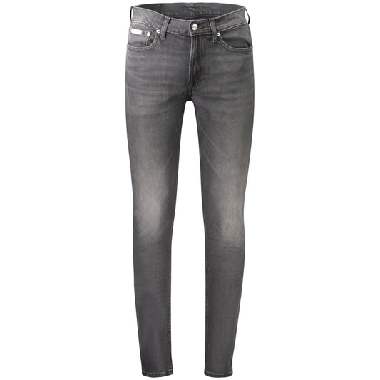 Calvin Klein Schwarze Baumwolle Herren Slim Taper Jeans