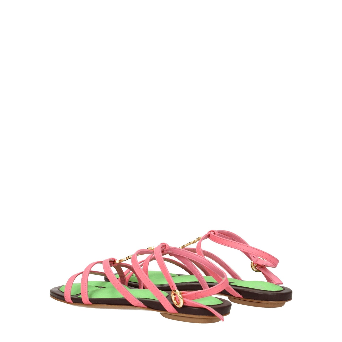 Jacquemus Pink Leather Sandals