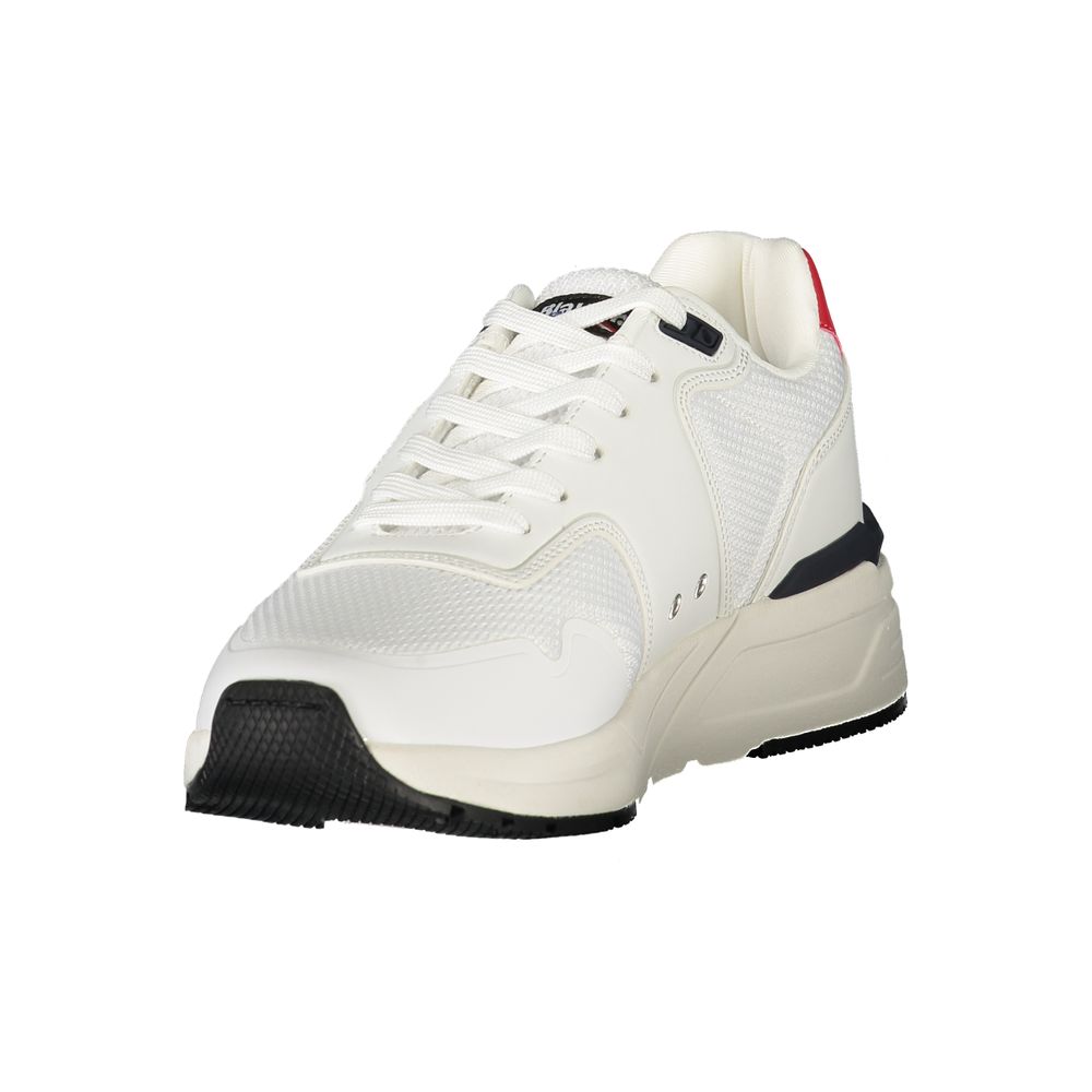Blauer White Polyester Men Sneaker