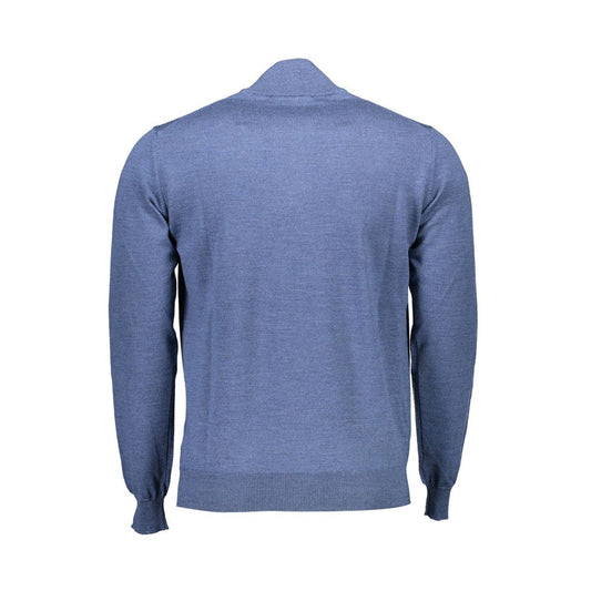 Harmont & Blaine Blu Wool Men Sweater