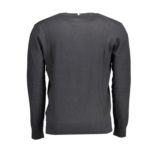 U.S. POLO ASSN. Black Cotton Men's Sweater