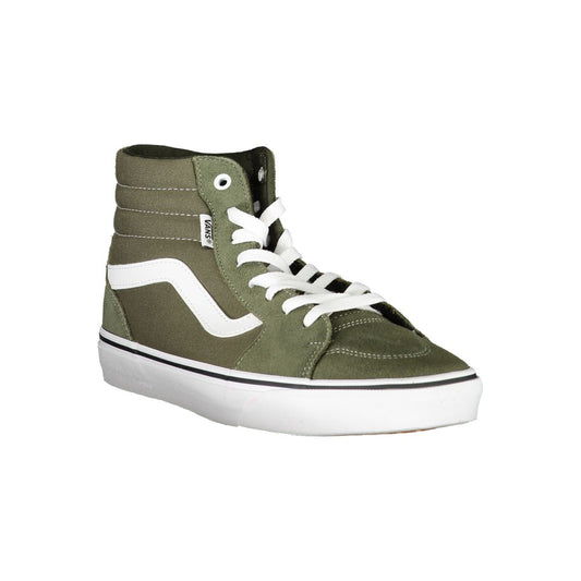 Vans Green Polyester Athletic Sneakers