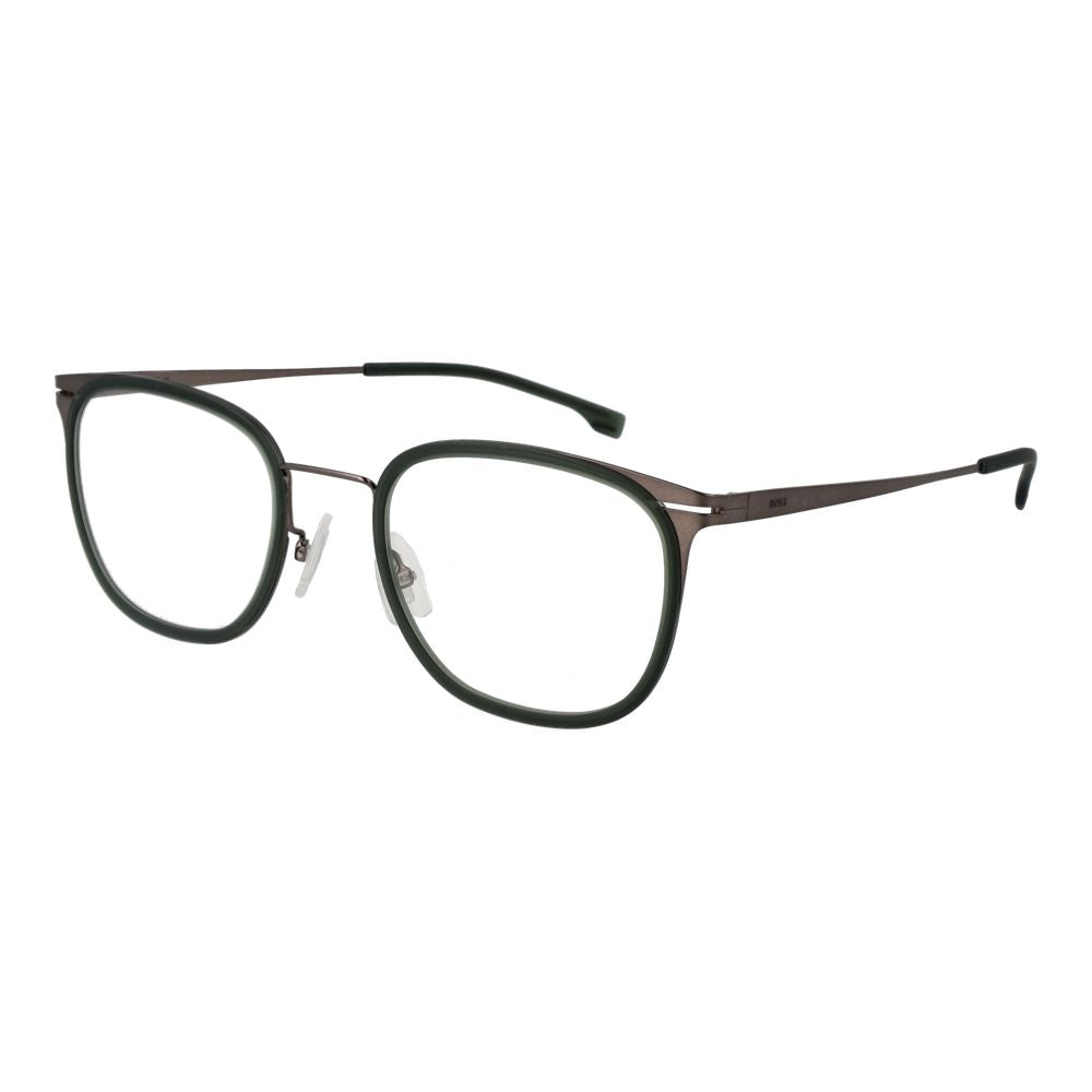 Hugo Boss Grüne Edelstahlbrille (Rahmen)