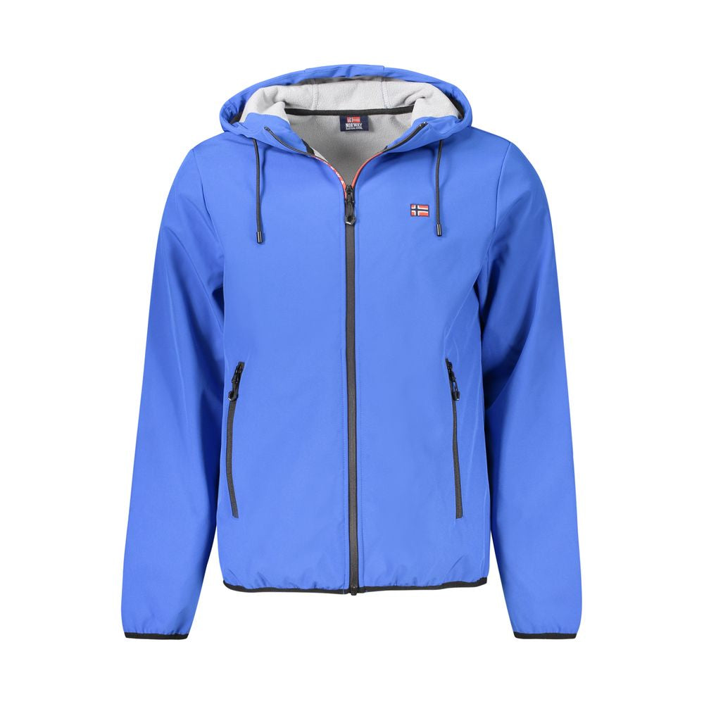 Norway 1963 Blaue Polyester Herrenjacke