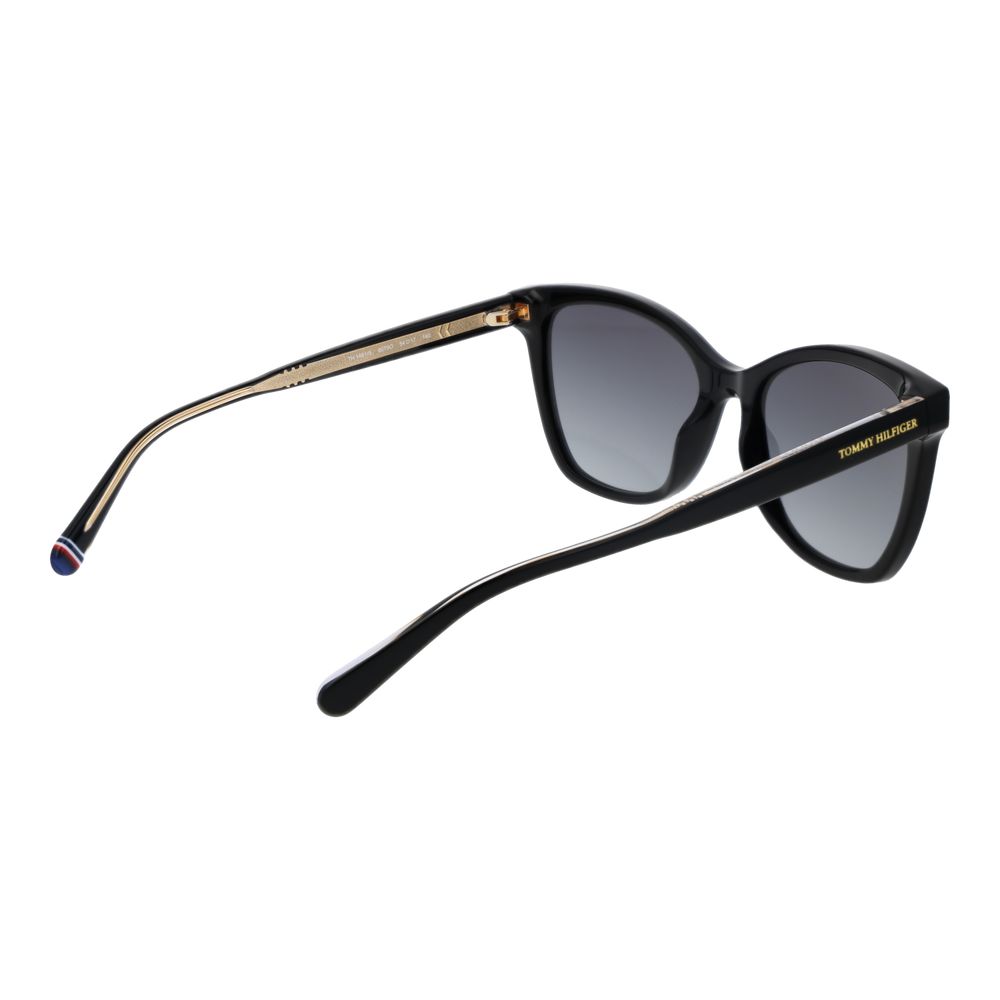 Tommy Hilfiger Schwarze Sonnenbrille aus Acetat