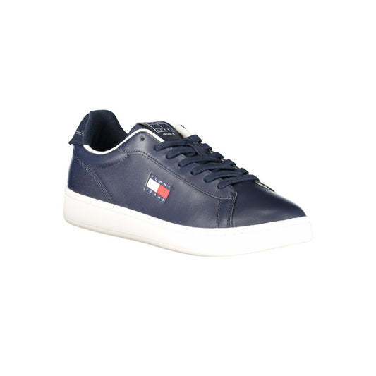 Tommy Hilfiger Blaue Leder Herren Sneaker