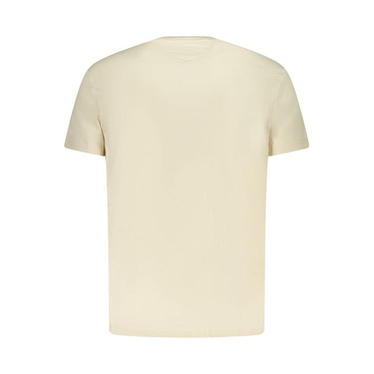 Tommy Hilfiger Beige Baumwolle Männer T-Shirt