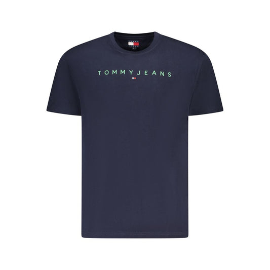Tommy Hilfiger Blau Baumwolle Männer T-Shirt