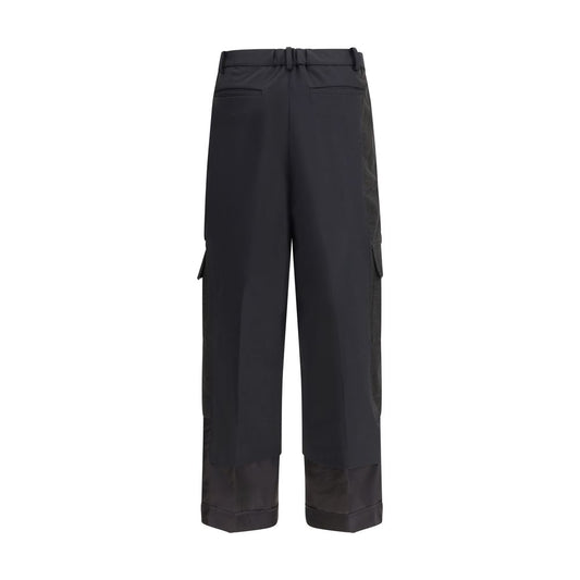 Undercover Black Polyester Cargo Pants