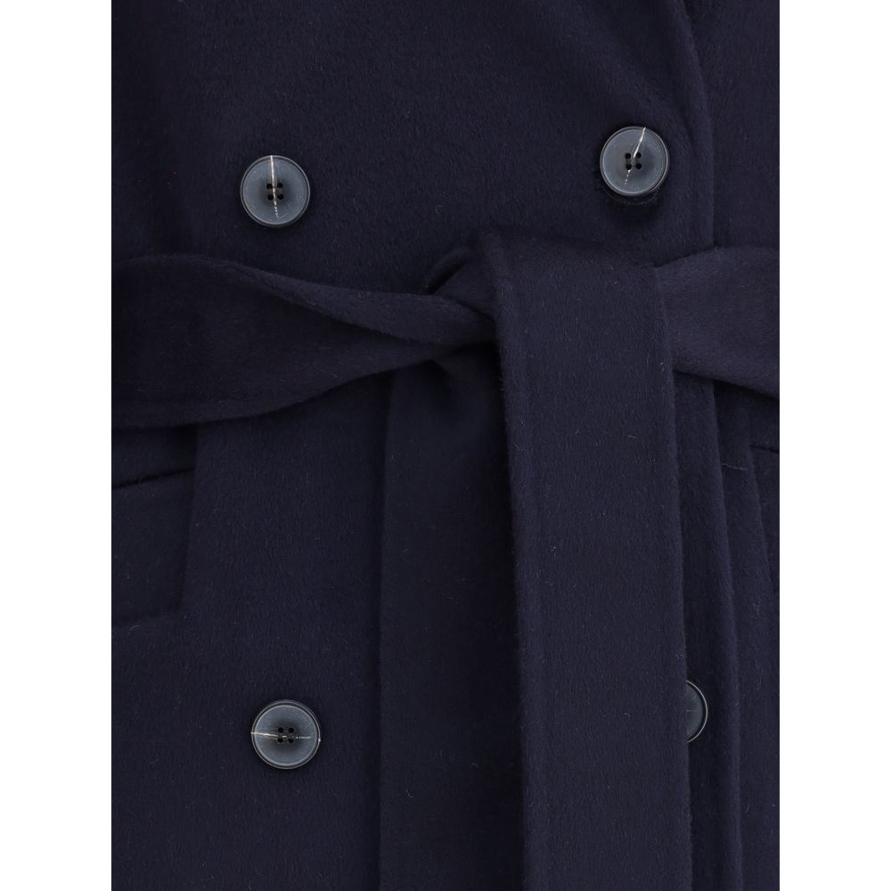 Dynamis Studio Blue Wool Coat