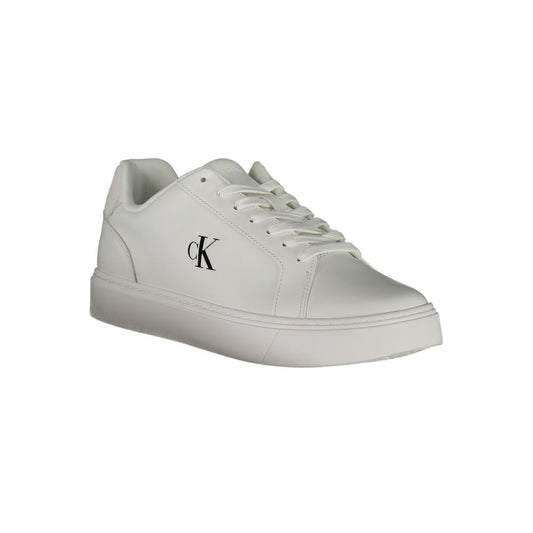 Calvin Klein Weißes Leder Herren Sneaker