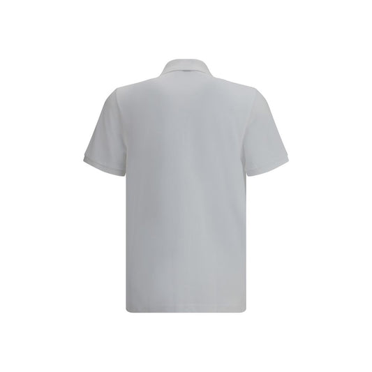 Moose Knuckles White Cotton Polo Shirt