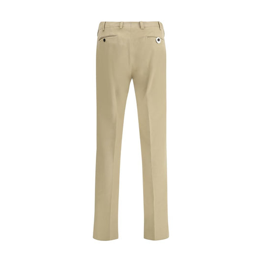 Germano Beige Cotton Chino Pants