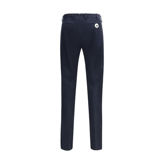 Germano Blue Cotton Chino Pants
