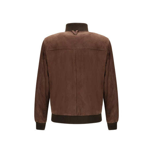 Valstar Brown Calf Leather Bos Taurus Bomber