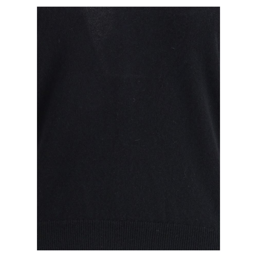 Allude Black Cashmere Cashmere Sweater