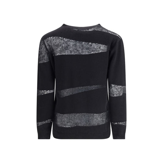 Fabiana Filippi Black Fleece Wool Cashmere Sweater