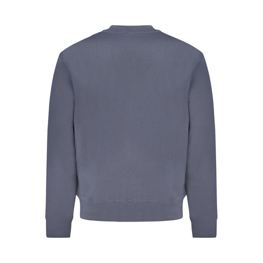 Hugo Boss Blue Cotton Men Sweatshirt