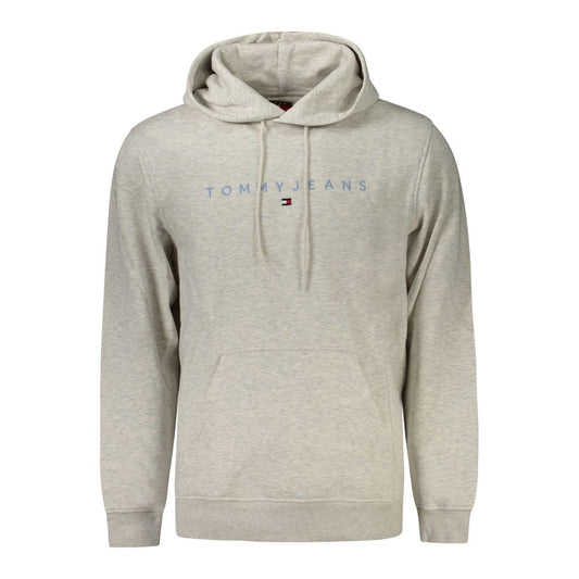 Tommy Hilfiger Grauer Baumwollpullover für Männer