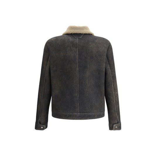 Salvatore Santoro Gray Lamb Ovis Aries Aries Coat