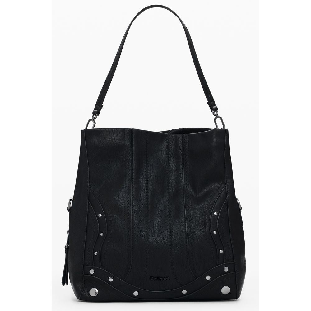 Desigual Schwarz Polyethylen Frauen Handtasche