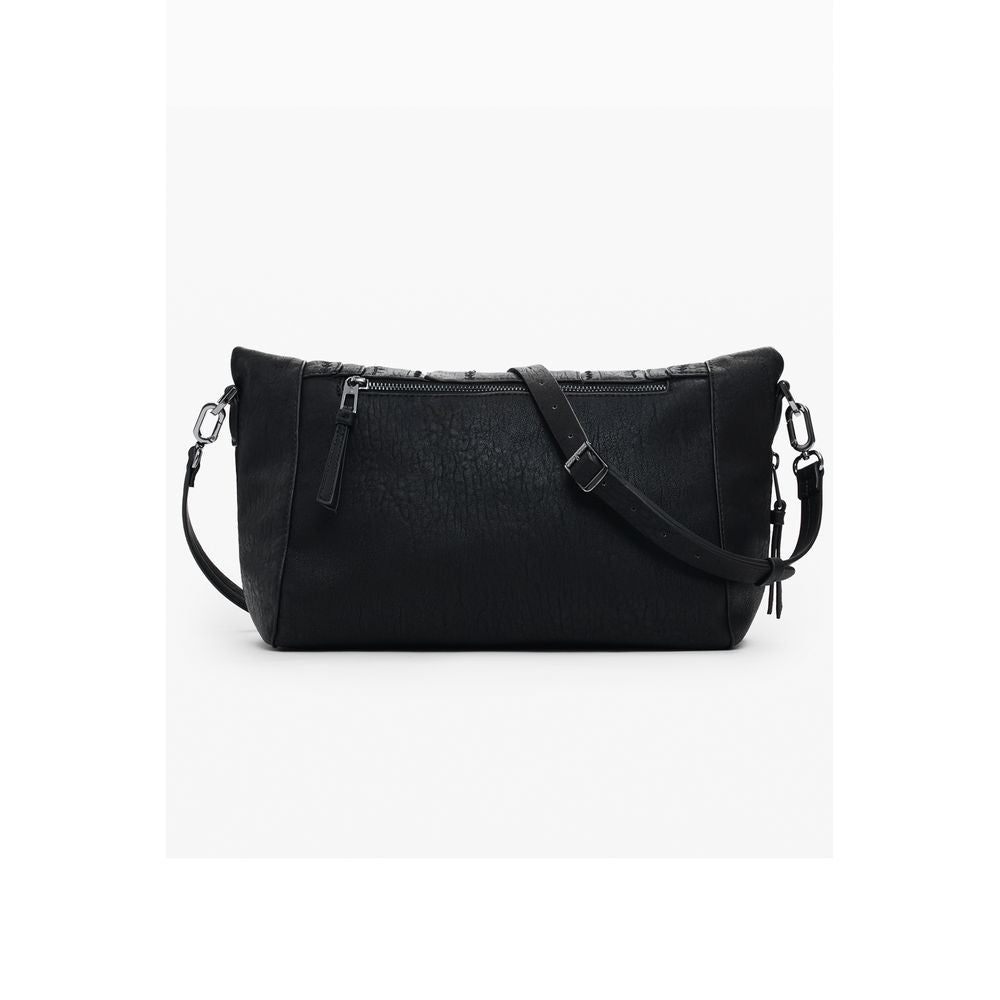 Desigual Schwarz Polyethylen Frauen Handtasche