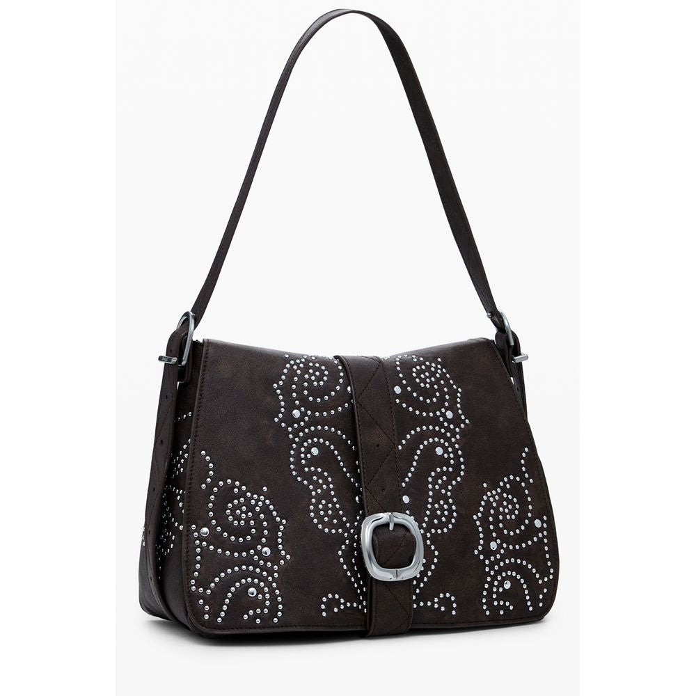 Desigual Braun Polyethylen Frauen Handtasche
