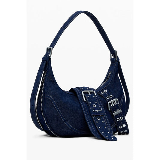 Desigual Blau Baumwolle Frauen Handtasche