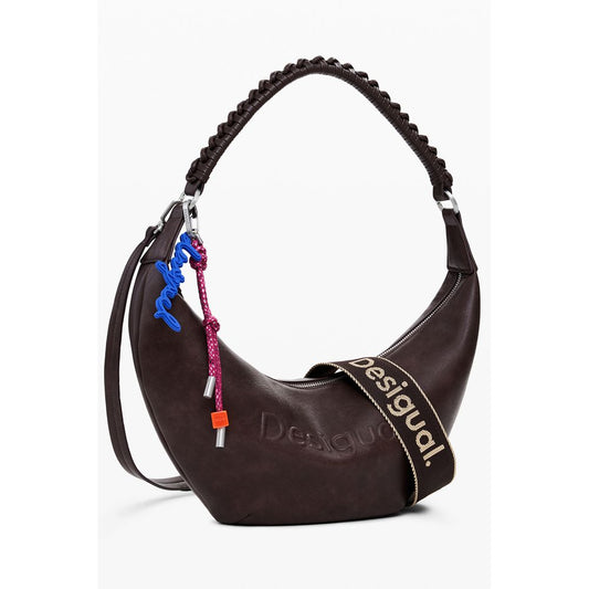 Desigual Braun Polyethylen Frauen Handtasche