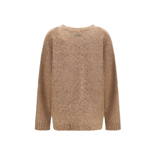 PINKO Beige Wool Cardigan