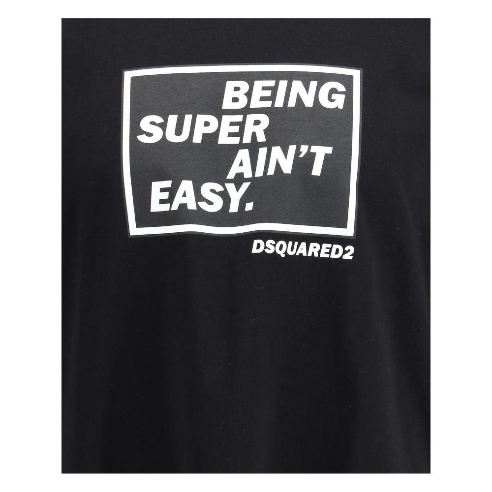 Dsquared² Black Cotton T-Shirt